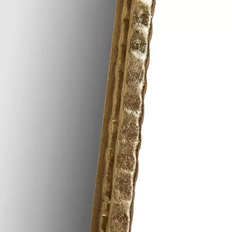 Madison Park 20"x45" Mia Specchio da parete di lusso elegante in metallo dorato a forma di arco: Nessun assemblaggio, Rettangolare, Con cornice, Montaggio a parete