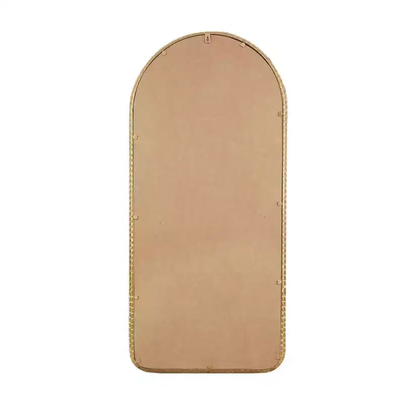 Madison Park 20"x45" Mia Specchio da parete di lusso elegante in metallo dorato a forma di arco: Nessun assemblaggio, Rettangolare, Con cornice, Montaggio a parete