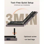 Adjustable Bed Frame Queen Size, Zero Clearance and Zero Gravity Mode, Electric Bed with Head Foot Incline, 4 USB Ports and Wireless Remote