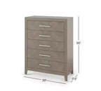 Set Nido Kieran composto da culla, cassettone doppio e cassettiera, 3 pezzi, include culla trasformabile 4-in-1, cassettone e cassettiera