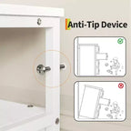 Cassettiera a 12 cassetti lunga 160 cm, porta TV per televisori da 55, 65, 70 pollici, con ripiani aperti per camera da letto e soggiorno, facile da montare