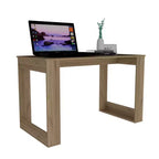 Scrivania per Computer da 120 cm, Scrivania Moderna con Piano in Melamina Antigraffio, Scrivania da Lavoro per Ufficio Domestico, Studio, Piccoli Spazi