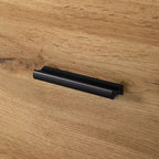 5 Drawer Chest Brown/Nordik Oak: Urban Modern Design, Metal Handles & Legs, Laminate Surface