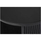 Olivia & May Metal Open Grid Frame 1 Shelf Accent Table: Round, No Assembly, Indoor Use