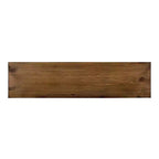 Kate and Laurel Lander Rectangle Metal Accent Shelf, 24x8x16, Brown