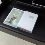 Margery Mid-century Modern 2 - Drawer End Table with Built-In Outlets and Cable Management and Open Shelf