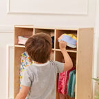 Streamline 3-Section Coat Locker with Cubby Storage, Classroom Furniture