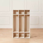 Streamline 3-Section Coat Locker with Cubby Storage, Classroom Furniture