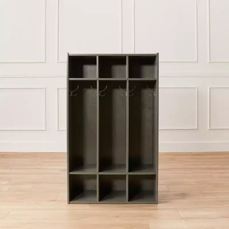 Streamline 3-Section Coat Locker with Cubby Storage, Classroom Furniture
