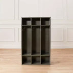 Streamline 3-Section Coat Locker with Cubby Storage, Classroom Furniture