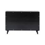 Alexis 3-Door Accent Cabinet with Lattice Doors Storage Sideboard
