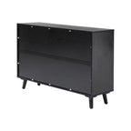 Alexis 3-Door Accent Cabinet with Lattice Doors Storage Sideboard