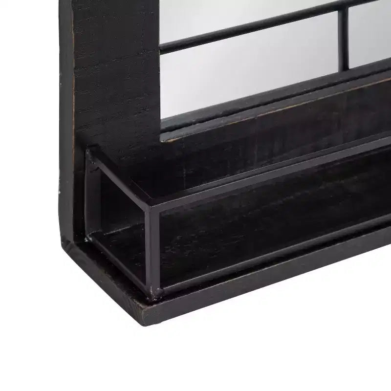 24 x 31 Specchio da parete incorniciato Cates con mensola - Kate & Laurel All Things Decor