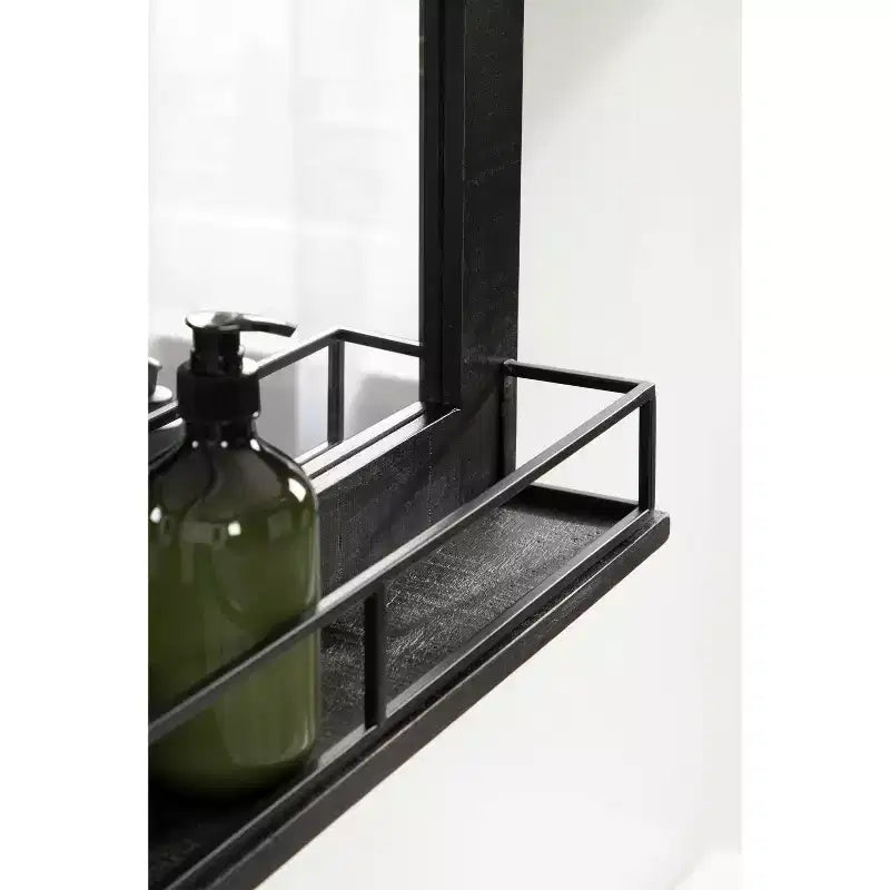 24 x 31 Specchio da parete incorniciato Cates con mensola - Kate & Laurel All Things Decor